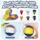 thumbnail image 5 of Bombas de baño EvolutionUSA Black Epic Superhero para niños con juguete x6, 5 of 9