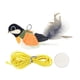 thumbnail image 3 of Juguete De Peluche Para Gato Con Puerta Colgante Con Sonido Para Entrenar Gatos En Interiores Kitty Naranja, 3 of 3