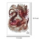 thumbnail image 1 of Chinese Dragon Temporary Tattoo - Large Size, Lifelike, Waterproof, Lasts 2-7 Days, Non-Toxic, 1 of 2