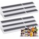 thumbnail image 1 of Porta especias Oizeir de 3 niveles, extensible y transparente, 2 unidades, 1 of 6