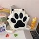 thumbnail image 1 of Bolso Garra Gato Kawaii Tela Peluche Suave Correa Ajustable, 1 of 8