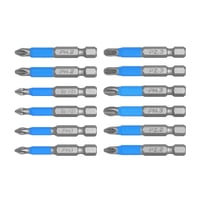 Ioensy - Puntas De Destornillador De Precisión Puntas Magnéticas Ph1 Ph2 Ph3 Para Taladro Eléctrico 12 Piezas