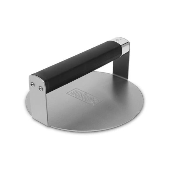 Prensa para hamburguesas Griddle Smashed Weber, de acero inoxidable, apta para lavavajillas