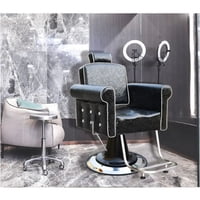 Velazio - Silla De Peluqueria Barberia Camila Reclinable Giratoria Hidraulica