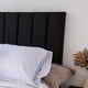 thumbnail image 2 of Respaldo de cama 1 plaza Tubular Negro, 2 of 3
