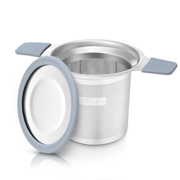 Infusor de té GoodCups de 13,6 cm con colador de malla y tapa