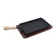 thumbnail image 3 of Plancha de hierro fundido, sartén antiadherente para asar, sartén ergonómica portátil para asar, sartén para huevos, estufas de Gas, Rvs, interiores y, 3 of 5