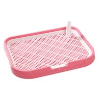 Ioensy - Inodoro Para Perros, Bandeja Reutilizable Para Orinal Para Perros, Inodoro Para Otras Mascotas, Cachorros, Animales Pequeños, Rosa