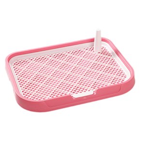 Ioensy - Inodoro Para Perros, Bandeja Reutilizable Para Orinal Para Perros, Inodoro Para Otras Mascotas, Cachorros, Animales Pequeños, Rosa