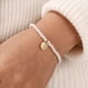 thumbnail image 5 of Pulsera Ursteel con inicial de perla ajustable de 15,2 cm, delicada, 5 of 7
