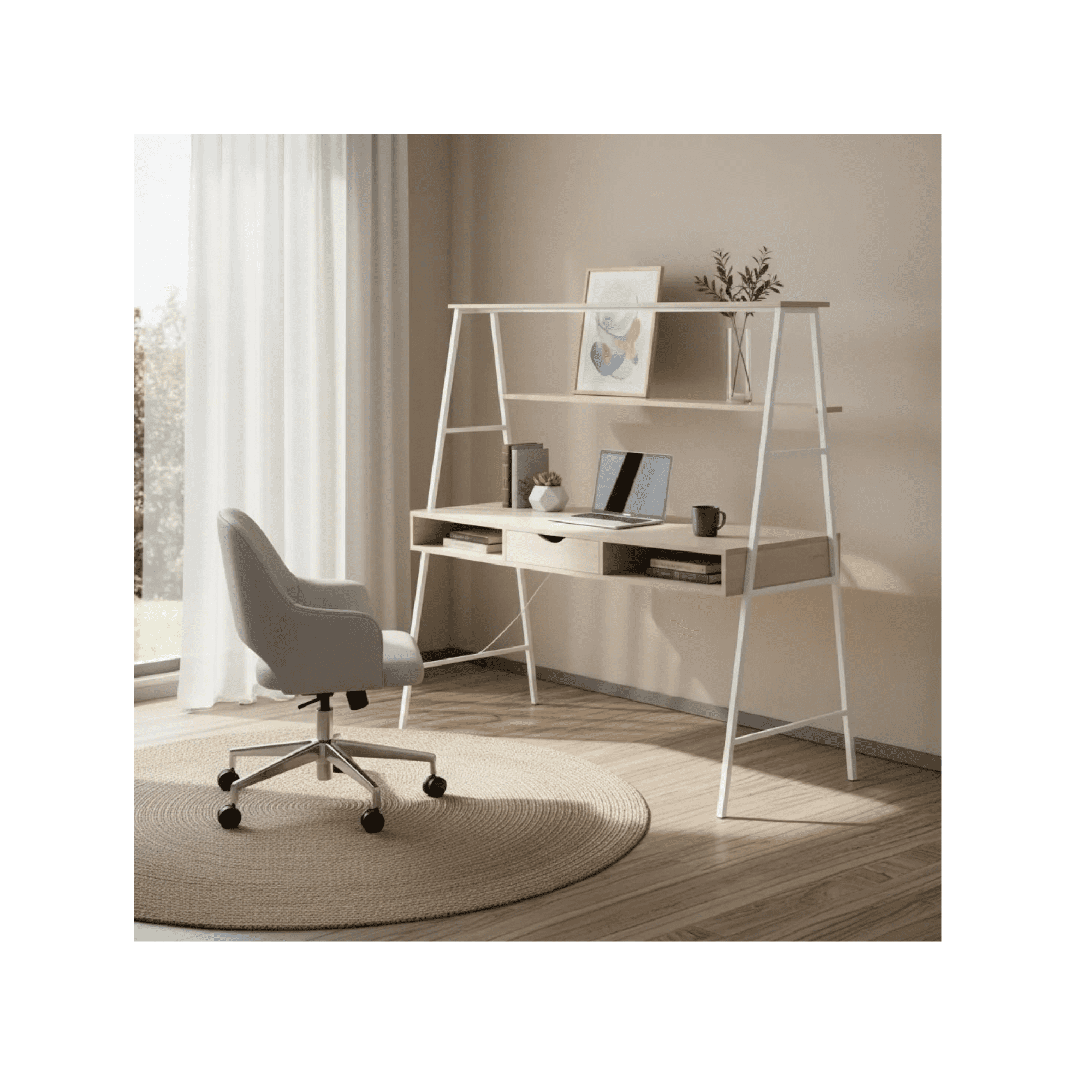 M+ Design - Escritorio Doble 140x70x140 Cm