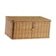 thumbnail image 4 of Canasta de almacenamiento con tapa Organizador doméstico de almacenamiento Rectangular para la mesa de la sala de estar Pantelera de baño de cocina de 29CMX21CMX15CM, 4 of 5