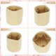 thumbnail image 4 of Uxcell Bolsas Organizadoras Portátiles de Fieltro con Cremallera Metálica para Bolso de Mano (8" x 8", Beige), 4 of 7