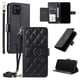 thumbnail image 1 of Funda tipo billetera FOXDOCK para Samsung Galaxy A03 – Tapa abatible con correa para mujer, 1 of 5