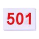 thumbnail image 5 of Babero Para Correr Números De Competidor Ligeros Para Gimnasia Baloncesto Fútbol 501 A 600, 5 of 5