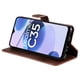 thumbnail image 4 of Funda Billetera para Realme C35 con Porta Tarjetas y Soporte Ajustable Marrón, 4 of 6