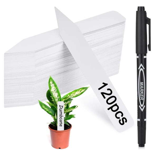 Etiquetas Para Plantas 120 Unidades Impermeables Para Exteriores Con Bolígrafo