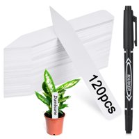 Etiquetas Para Plantas Darfukei, 120 Unidades, Impermeables, Para Exteriores, Con Bolígrafo