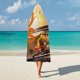 thumbnail image 5 of Los Tipos Malos Manta Capa con Capucha Anti-Bolitas, Manta de Lana Ártica Suave, Manta Portátil de Felpa Ligera y Lujosa, Poncho para Siesta en Casa y Oficina, 100*130cm, 5 of 6