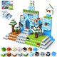 thumbnail image 1 of Bloques de construcción magnéticos Hltyigr 150PCS Snow Mountain, 1 of 6