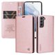 thumbnail image 5 of Funda Billetera de Cuero para Samsung Galaxy S21 con Tarjetero y Soporte - Tapa Magnética Rosa, 5 of 6