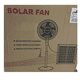 thumbnail image 2 of Ventilador Pedestal Solar Recargable De 5 Aspas Blanco, 2 of 2