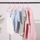 thumbnail image 5 of REGALWOVEN 10 Pcs Perchas para Ropa, Perchas de Plástico para Pantalones con Gancho Antideslizante, Perchas Ahorra Espacio para Ropa, Armario, Pantalones o Camisas Rosa, 5 of 6