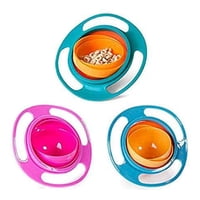 Genérico - Set 3 Platos Tazon Equilibrio Divertido Niños Bebes Lau