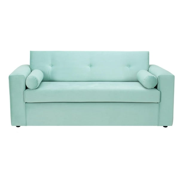 Sofa Vivo 3c Felpa 30 Verde Agua