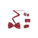 thumbnail image 3 of INSPIRE CHIC Pajaritas Pre-Anudadas de Lunares para Hombres Pajaritas de Fiesta de Boda Rojo Talla Única, 3 of 5
