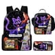 thumbnail image 1 of 3Pcs Set Smiling Mochila C-Critters Backpacks with Lunch Bags ,Pencil Case,Light Weight and Durable Children Backpack Book Bags, 1 of 3