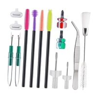 Bothyi - Kit De Limpieza Para Máquina De Coser, 14 Unidades, Cepillos De Doble Cabezal, Herramientas De Mantenimiento Y Reparación
