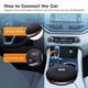 thumbnail image 4 of HOTT CD711T Bluetooth recargable reproductor de CD portátil para viajes en casa y coche con auriculares estéreo y, protección anti golpes-negro, 4 of 9