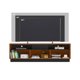 thumbnail image 3 of Rack TV 75" Marau Mdp Noce Milano - Preto Fosco, 3 of 8