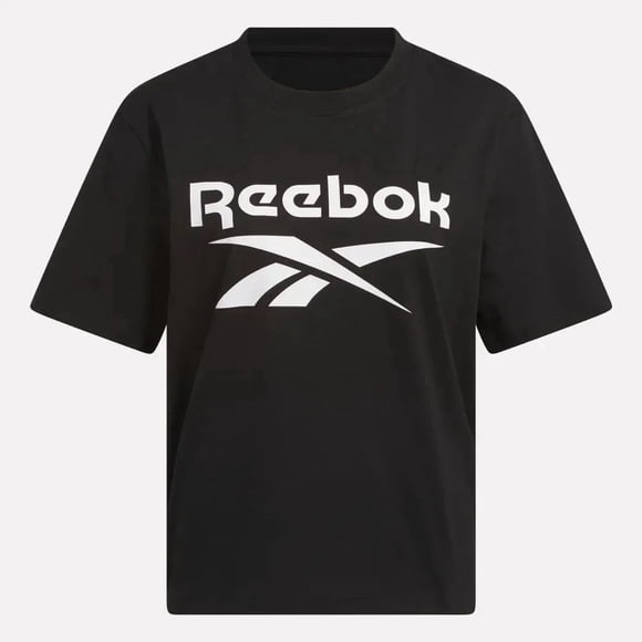 Polera Mujer Reebok Classics Big Logo Tee Algodón Negro