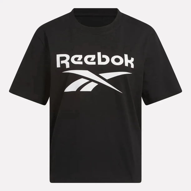 Polera Mujer Reebok Classics Big Logo Tee Algodón Negro