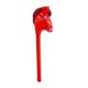 thumbnail image 2 of Hobby Horse Stick Juguete Lindo Para Niños Cumpleaños Fiesta De Vaquero Fiestero De Caballo Rojo, 2 of 5