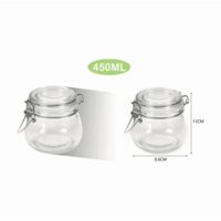 Genérico - Tarro Hermetico De Vidrio 450Ml