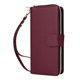 thumbnail image 1 of Funda Cartera con Cremallera y Correa para iPhone 14 Soporte y Tarjetero Rojo, 1 of 6