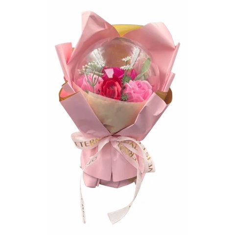 Genérico - Ramo Rosas Acrílico Día Del Amor Y Amistad