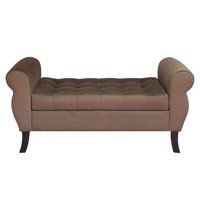 Tapiceria Moderna - Banqueta Baul Diva Color Café