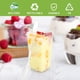 thumbnail image 5 of Vasos para Postre EASERCY Paquete de 50 de 90 ml Transparentes con Tapas y Cucharas, 5 of 7