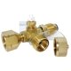 thumbnail image 1 of Conector Suburban en T de Latón para RV con 4 Puertos de Propano, 1 of 3