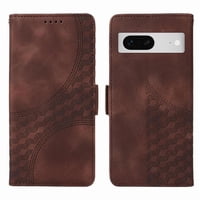 Carcasa Foxdock Google Pixel 7 De Cuero Pu, Diseño Acolchado Clásico, Protección Contra Caídas Y Rayones