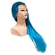 thumbnail image 5 of Cabeza De Entrenamiento Para El Cabello, Cabeza De Maniquí Para Peluquería, Trenza De Cosmetología, Color Azul, 5 of 5