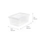 thumbnail image 2 of Caja de almacenamiento IRIS USA de 17 cuartos de galón de plástico transparente sin BPA, paquete de 12, 2 of 9