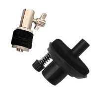 Magideal - 10 Piezas De Tambor De Tambor Ganchos De Bombo De Percusión Partes De Instrumentos , Negro Plata, La Mayoría De Los Tambores O Tambores De Mandíbula