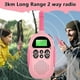 thumbnail image 2 of Walkie - Talkie Para Niños, 2 Walkie - Talkies, 600 Mah De Batería, Con Linterna, 3 Kilómetros De Llamadas De Larga Distancia, Regalos De 3 A 12 Años Para Exteriores, Senderismo, Camping, 2 of 6