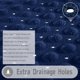 thumbnail image 4 of Alfombrilla de ducha Yimobra, antideslizante, 53 x 53 cm, color azul marino, 4 of 6