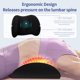 thumbnail image 5 of Almohada de soporte lumbar BYMECOST de espuma viscoelástica para coche y oficina, 5 of 8